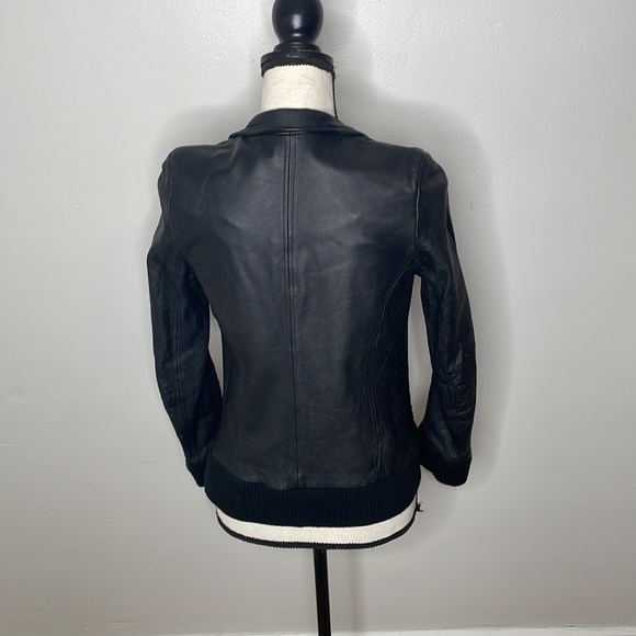 Lerario Beatriz Leather blazer jacket - Picture 2 of 8